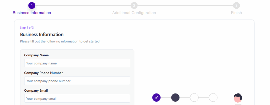 setup wizard after activation