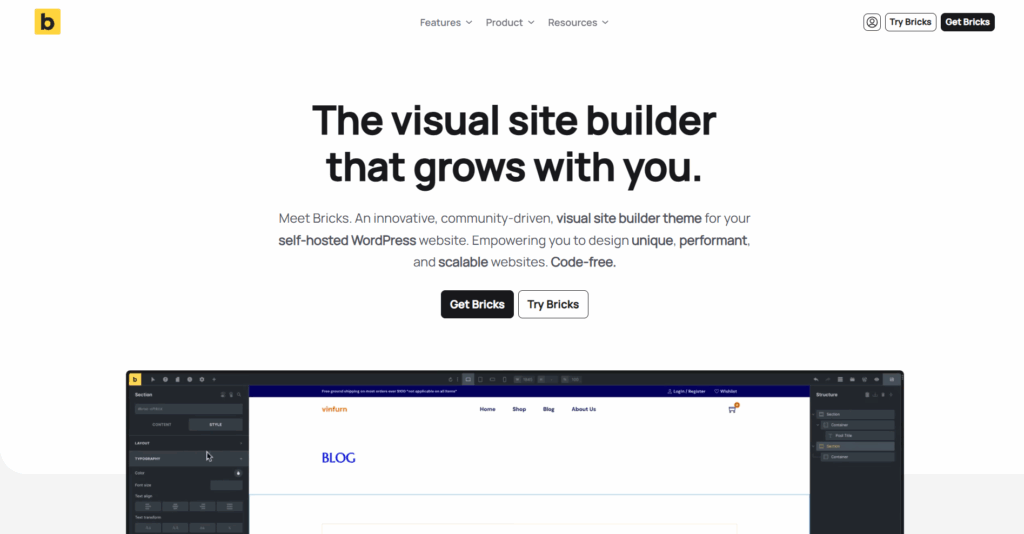 bricksbuilder website