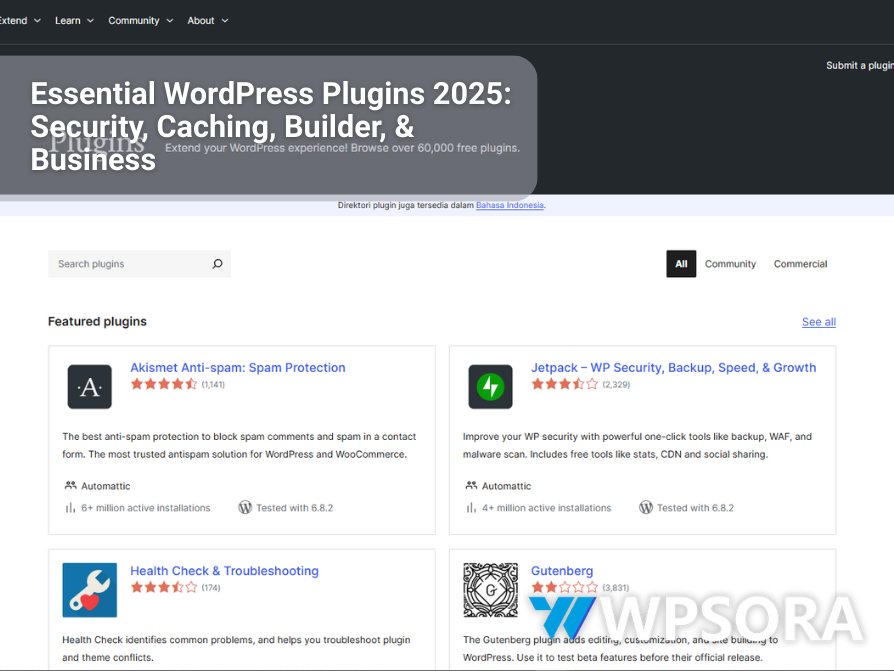 the list of essential wordpress plugins