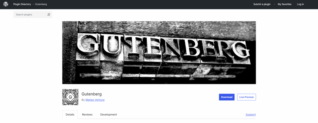 guttenberg website