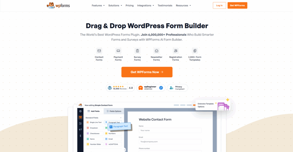 wpforms website
